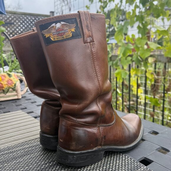 Vintage Harley-Davidson “American Legend” Leather Motorcycle Boots – Women’s US - Picture 4 of 10